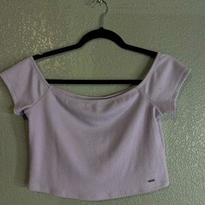 Cute Light Purple Hollister Top